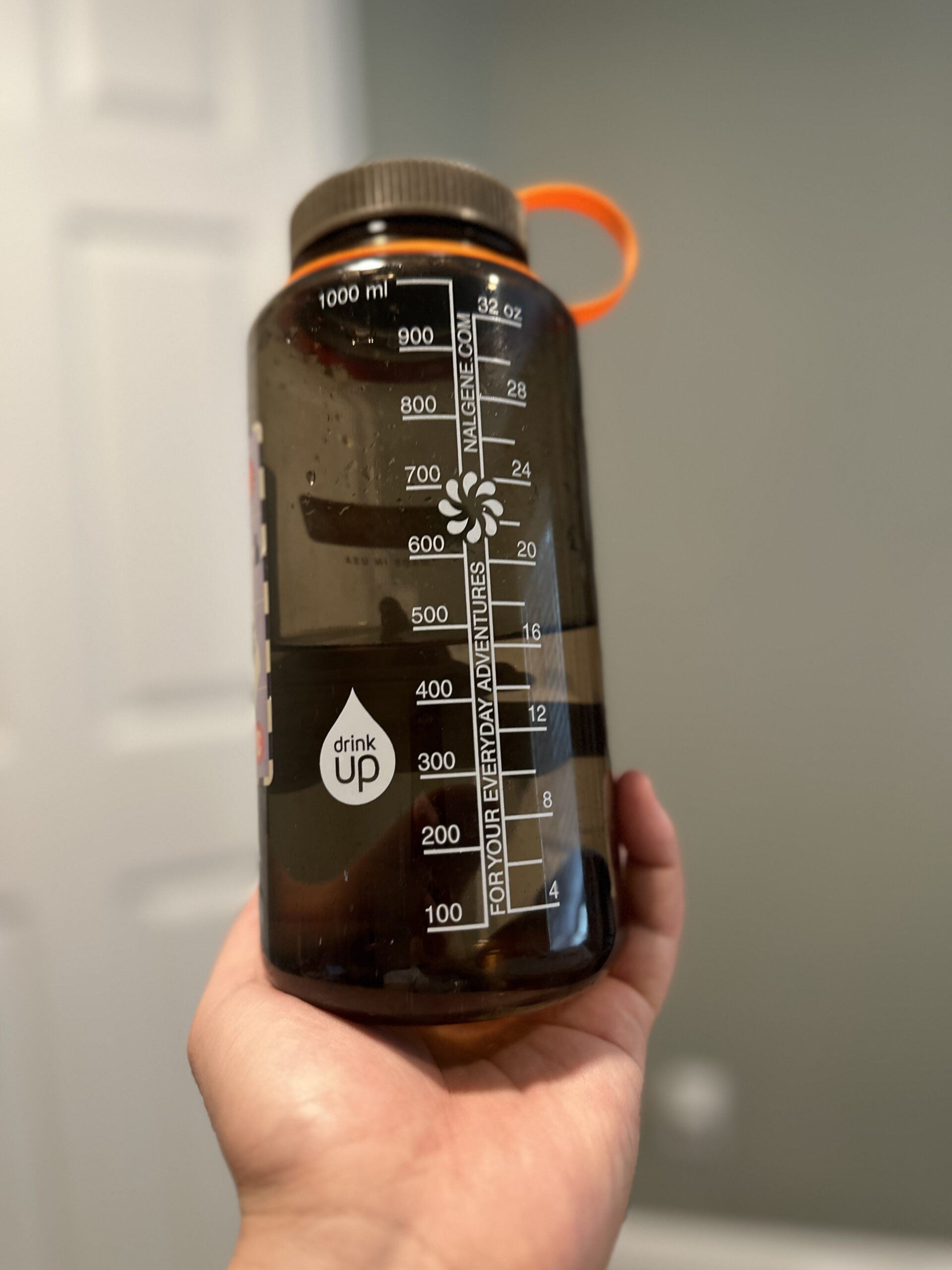 Here is my Nalgene bottle that I've had for years!