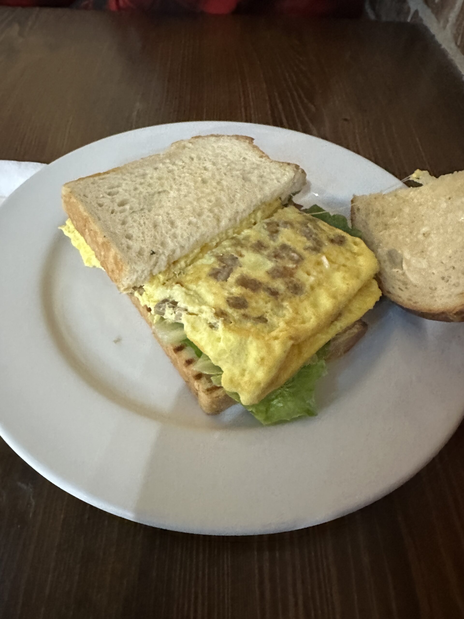 a tasty, healthy breakfast sandwich